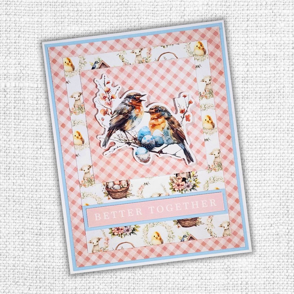 Kit de carterie Papiers Découpés Souvenirs de Pâques 34119