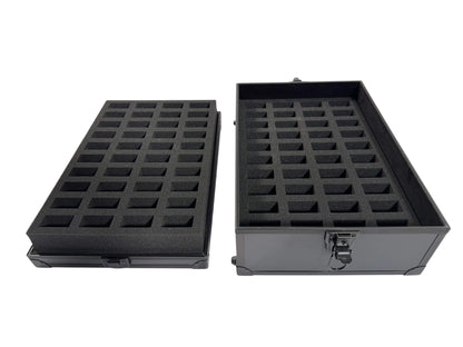 80-Slot EVORETRO Miniature Storage Case with Customizable Foam