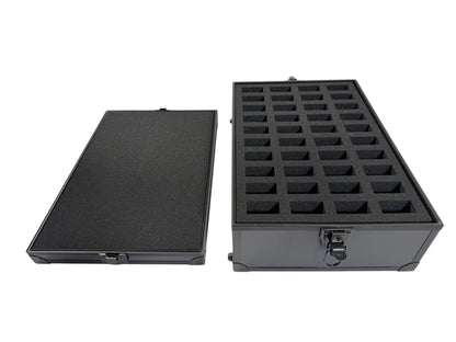 80-Slot EVORETRO Miniature Storage Case with Customizable Foam