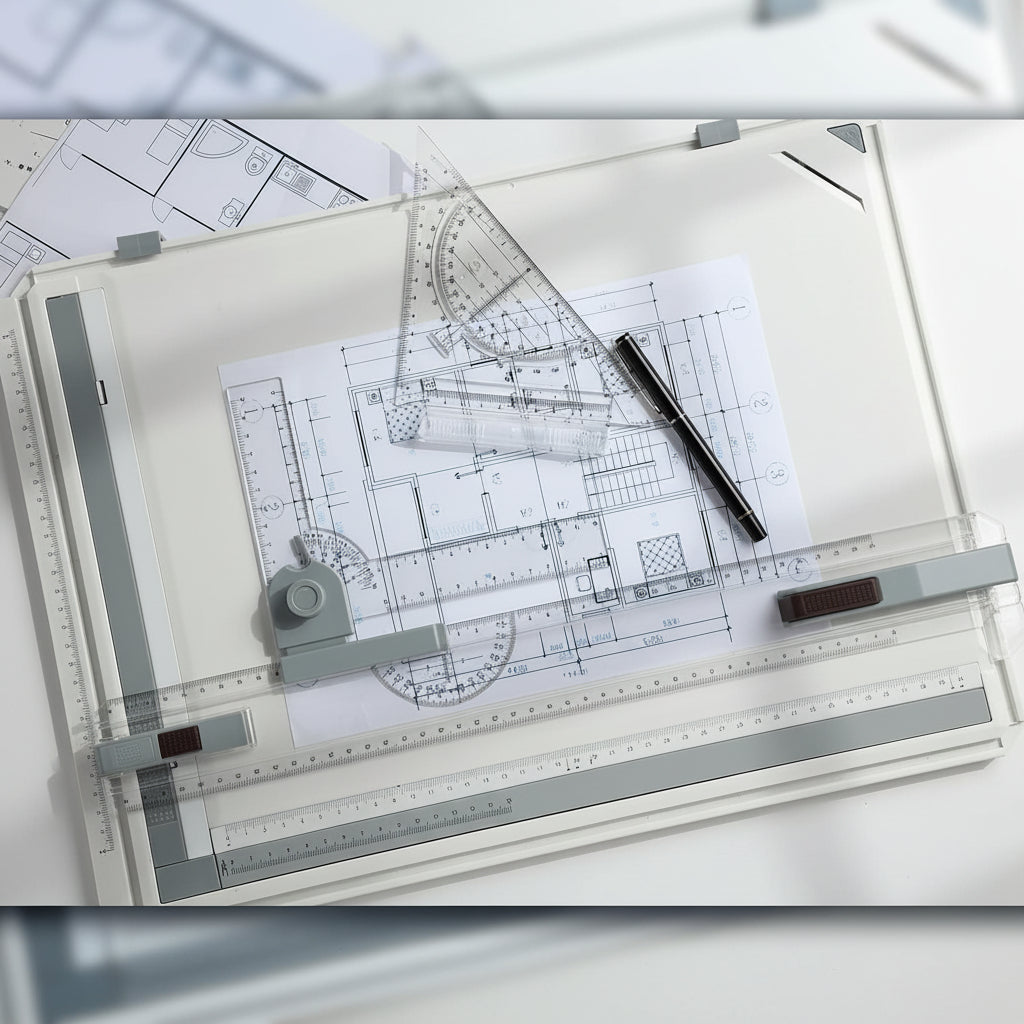 Parallel Edge White Drawing Board -14.5" x 20''