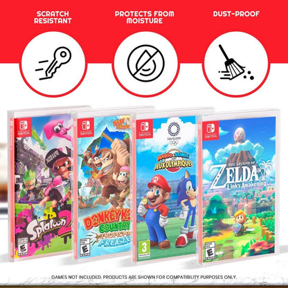 Protections EVORETRO en PET pour Nintendo Switch (Boîte) - Lot de 25
