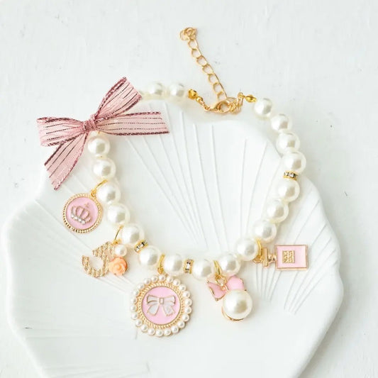 Coco Chewnel Pearl Dog Collar