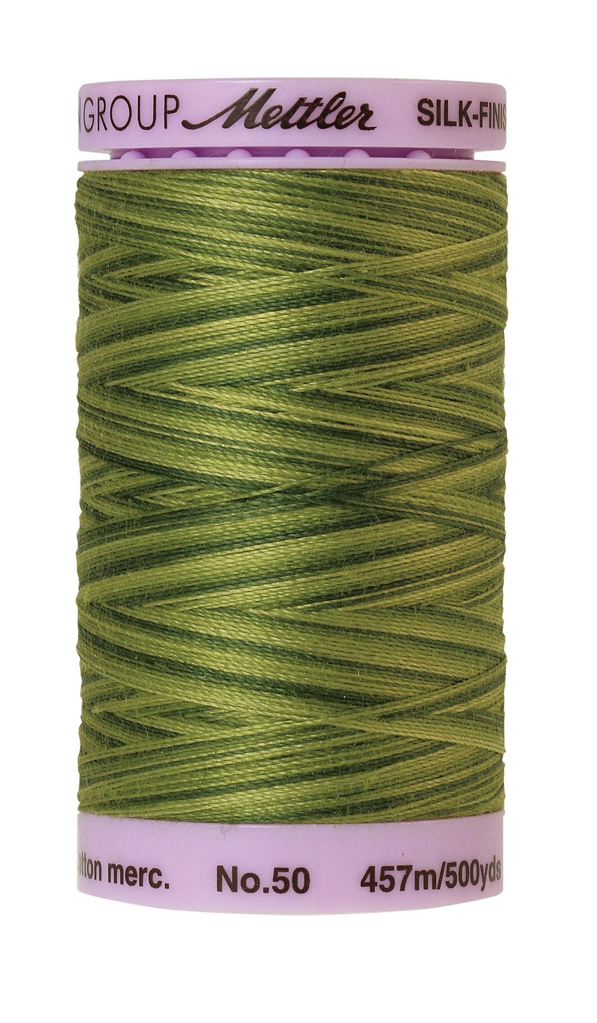 Mettler Silk-Finish - Ferns - 50wt Variegated Cotton Thread 500yd/457m