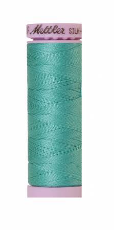 Fil de coton uni Mettler Silk-finish 50wt 164v/150m Bleu aqua profond