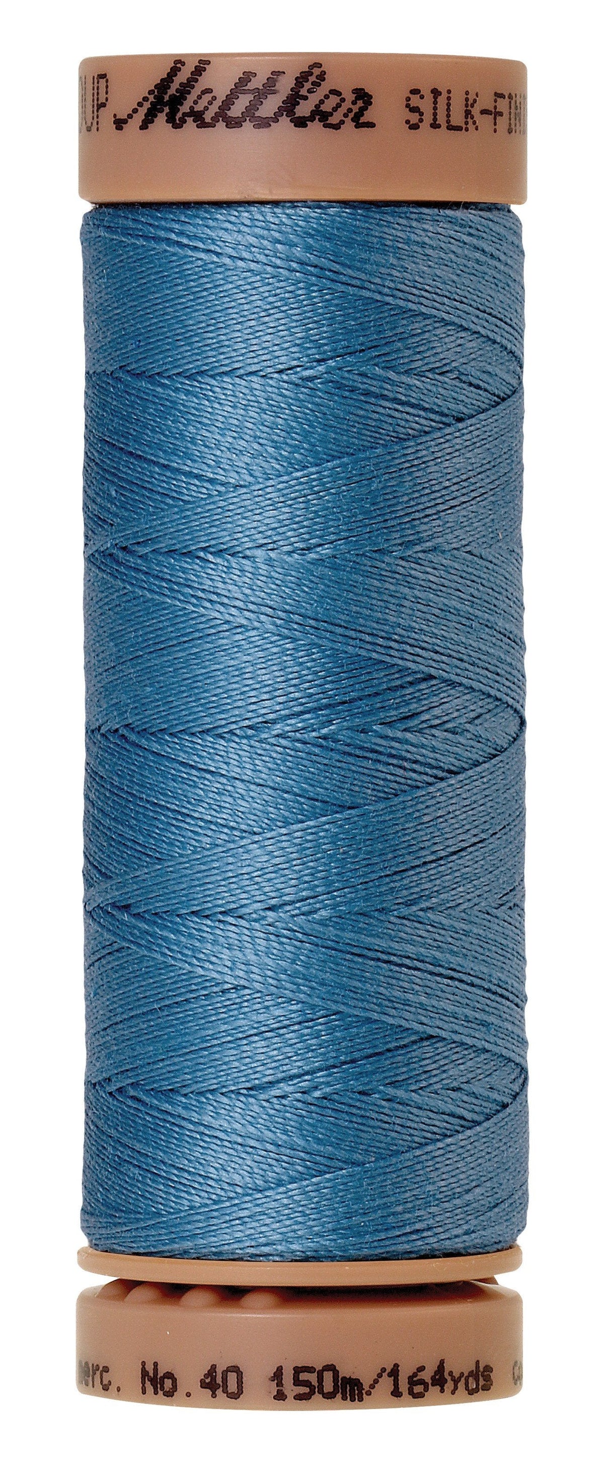 Mettler Silk-Finish - Reef Blue - 50wt Cotton Thread 164yd/150m
