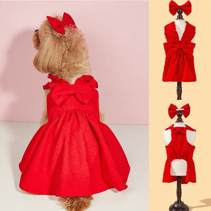 Ensemble Robe Rouge Rubis