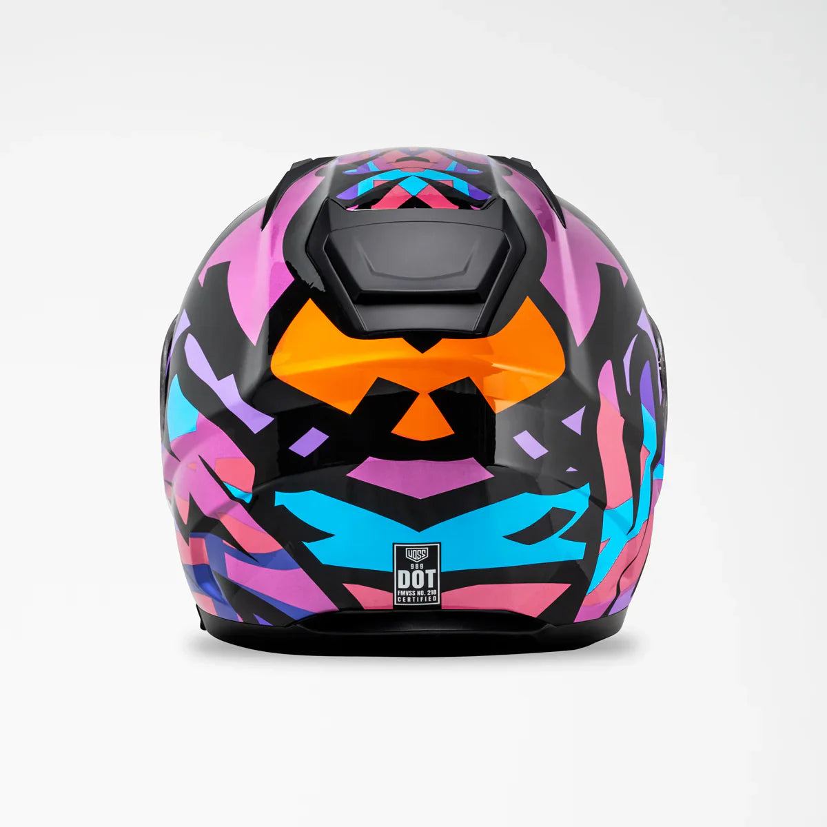 Voss 989 Moto-V TopRockr Full Face Gloss Motorcycle Helmet