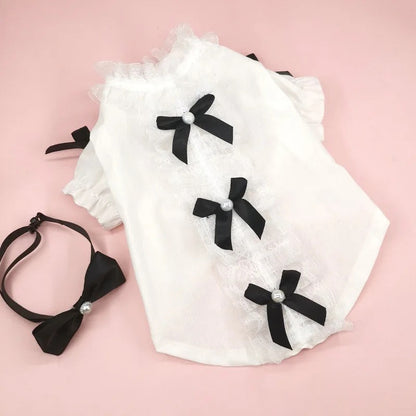 Ensemble chemise et nœud Charlise pour chiens – Tenue élégante pour chien