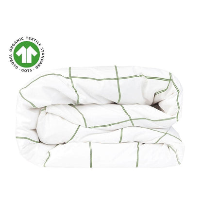 Housse de couette en percale de coton bio Essential