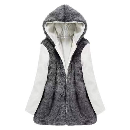 Women's Wool-Lined Mid-Length Cotton Coat – Detachable Lining Long-Sleeve Outerwear
