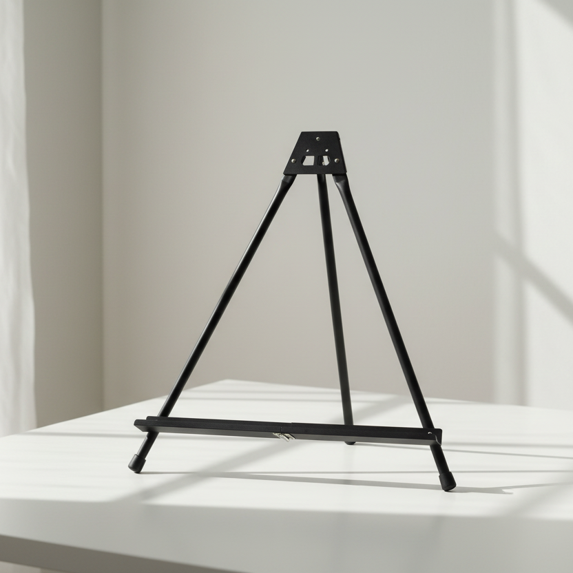 Portable and Lightweight Aluminum Folding Table Easel - 24"