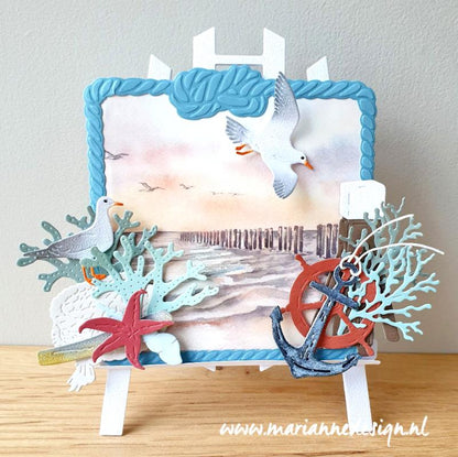 Marianne Design Matrices de Découpe Creatables - Ensemble Nautique de Tiny