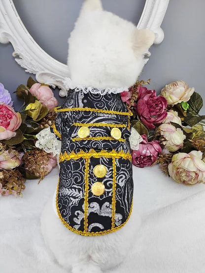 Classic Formal Dog Tuxedo Suit | Wedding Dog Suit with Bow Tie