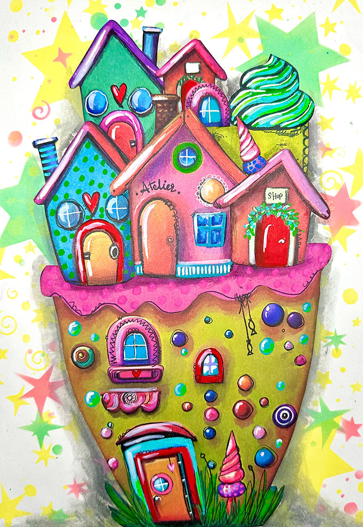 ABM Masque Nuit Étoilée Art par Marlene 1 Pièce