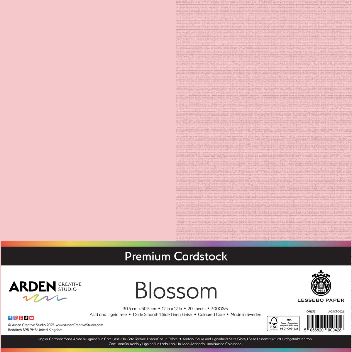 Arden Creative Studio Premium Cardstock 12in x 12in 300gsm 20 Pack