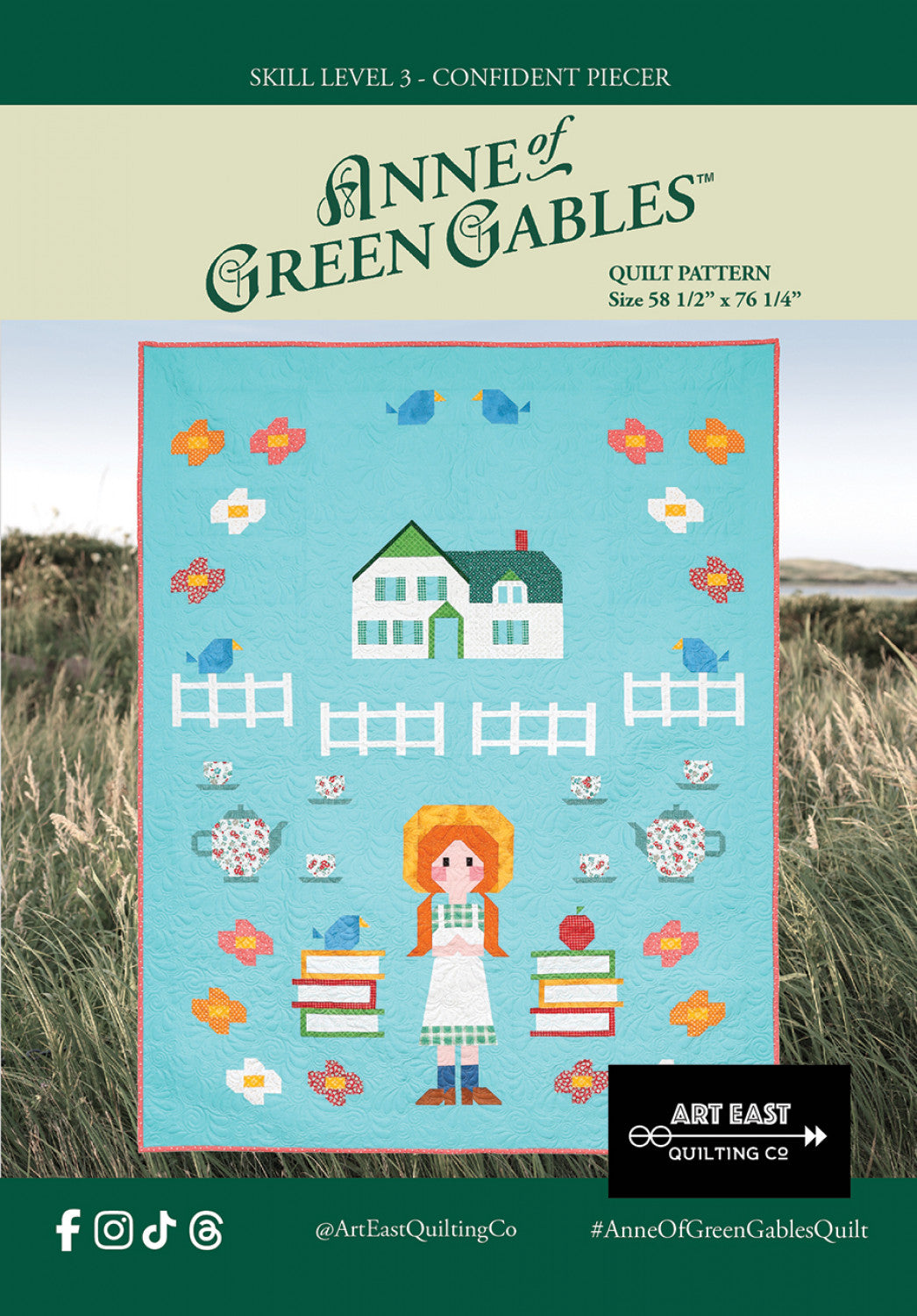 Patron de courtepointe Anne de Green Gables - Art East Quilting Co.