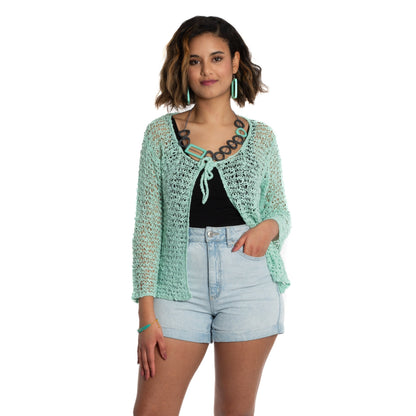 Tie Front Cardigan - Mint