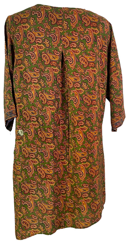 PRC6529 Robe Tunique en Pure Soie Avatar avec Poches