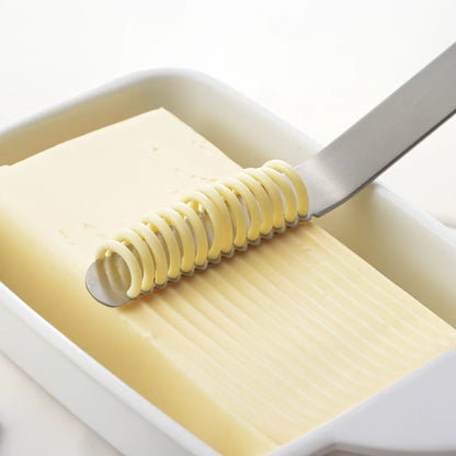 Couteau à beurre Eatoco Nulu – Couteau à beurre et tartineur japonais en acier inoxydable