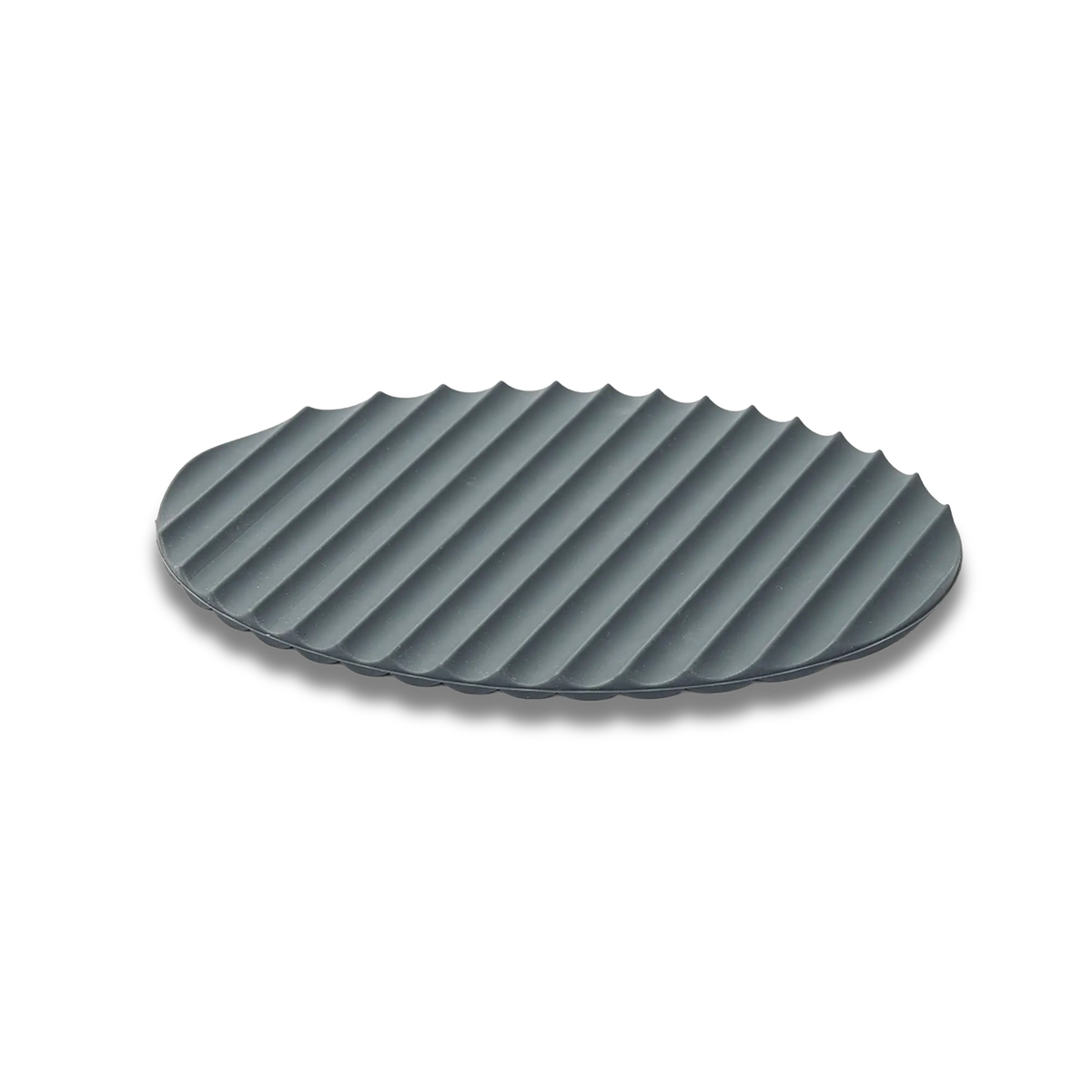 Eatoco Nami Silicone Mat – Heat-Resistant & Non-Slip Pot Holder - Dark Grey
