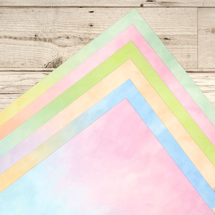 Packs de cartes de créateur Adorable Scorable - Ombre pastel