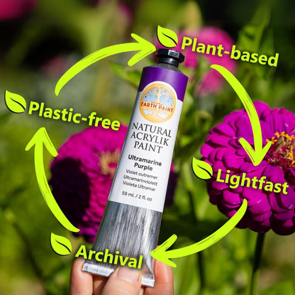 Peinture Acrylique Naturelle™ – Tubes Individuels de 118 ml (4 oz.)