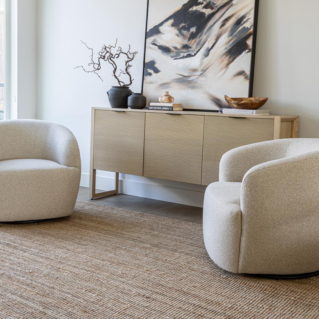 Fauteuil pivotant Aspen - Buff Beige
