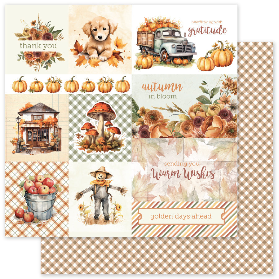 Autumn Florals Basics 6x6 Paper Collection 35448