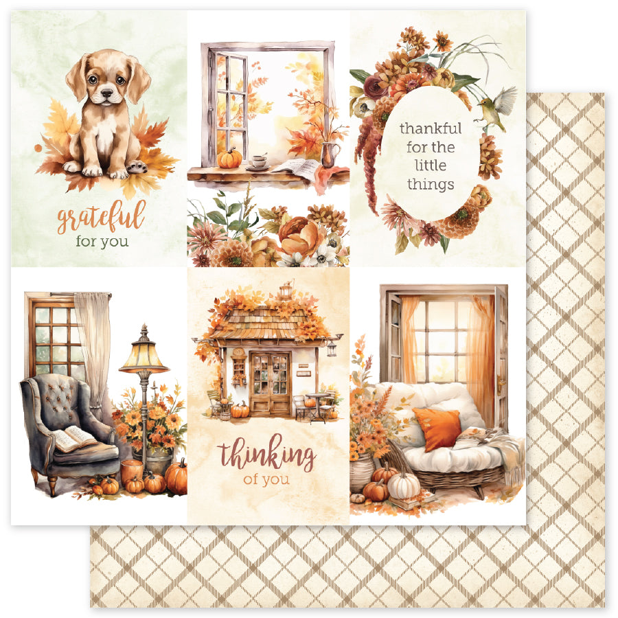Autumn Florals Basics 6x6 Paper Collection 35448