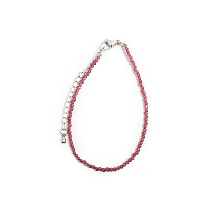 Garnet Bracelet - 2-3mm