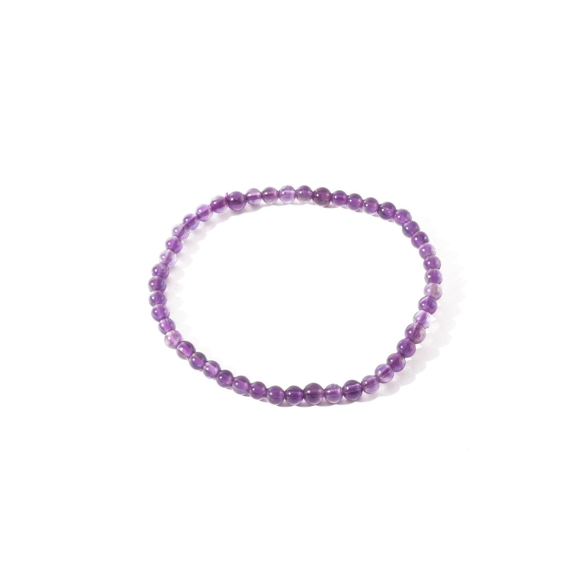 Amethyst Bead Bracelet