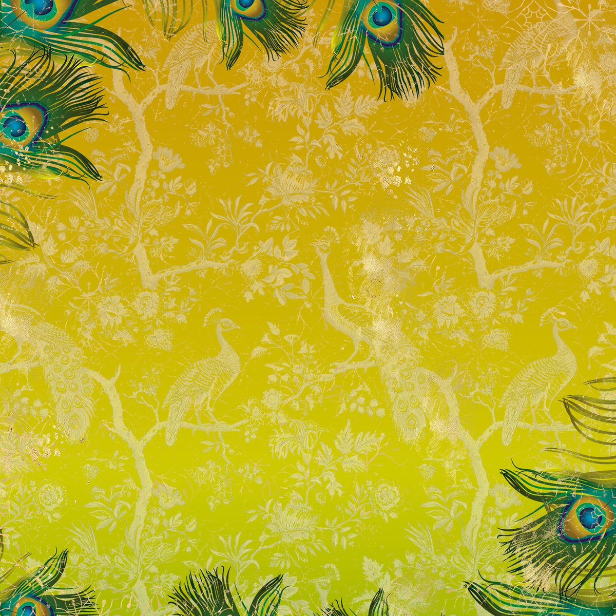 Bloc de papier Plumes Graciles 15x15cm