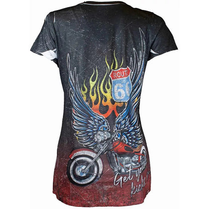 T-shirt Route 66 femme Big Bang Clothing