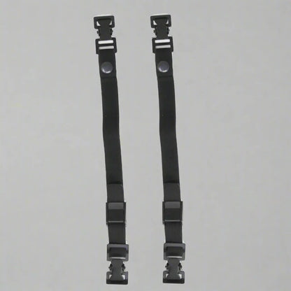 Sangle d'arrimage noire à pression pour pantalon de moto