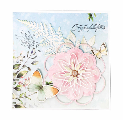 SL Matrice de découpe Fresh As A Daisy Blooming Butterfly 98x139x1mm 9 PC nr.483