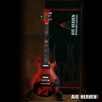 Miniature de guitare Bob Marley signature « One Love » (objet de collection)