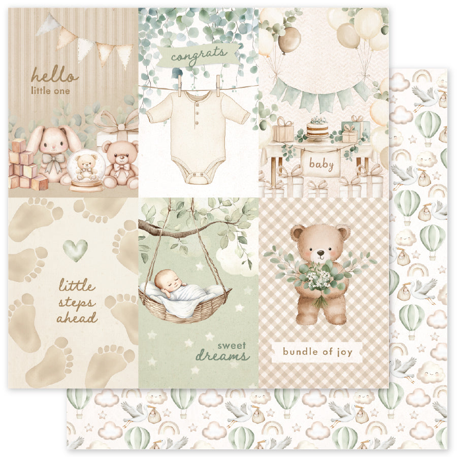 Collection de papiers Boho Baby 6x6 35068