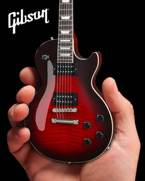 Mini-guitare modèle Slash Gibson Les Paul Standard Vermillion Burst