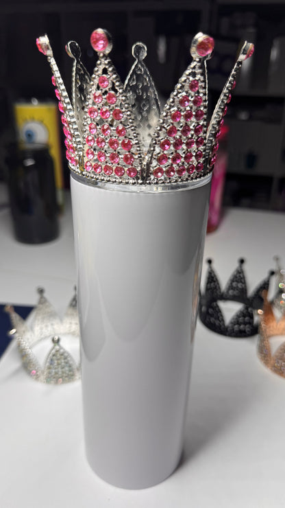 Tumbler Crown - Sparkle Rhinestone Topper