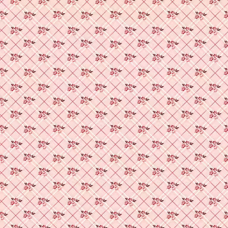 Sandy Gervais - Love you Always - Floral Plaid Pink
