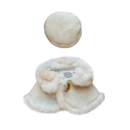 Magnifique ensemble cape pour chien | Cape élégante avec bonnet assorti
