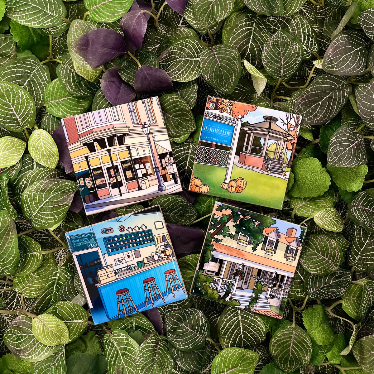 Sous-verres Lieux de Gilmore Girls