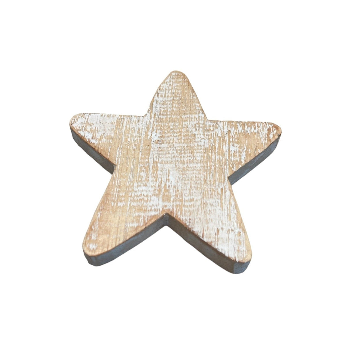 Wooden Flat Star Decoration