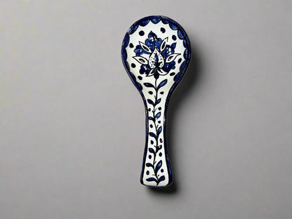 Repose-cuillère en céramique fait main – Grande taille | Plusieurs motifs