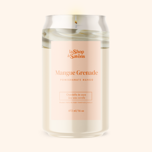 Chandelle de soya 16 oz - Mangue Grenade