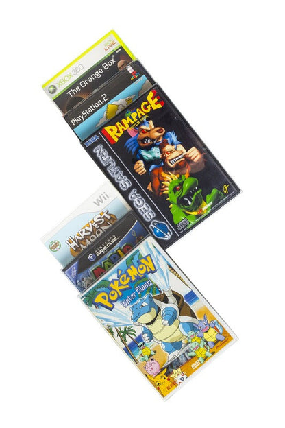 Nintendo Gamecube / XBOX 360 / WII / PS2 / DVD EVORETRO PET Protectors - Pack of 25