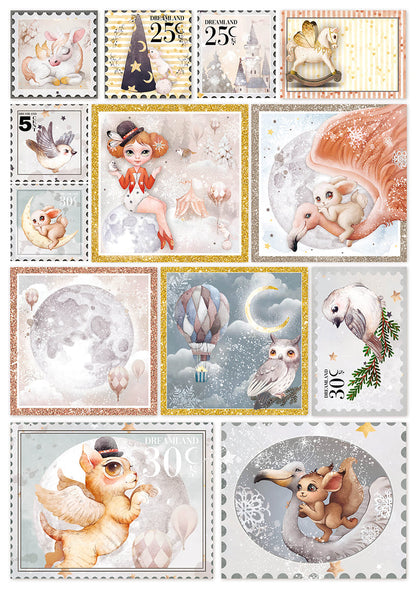 Bloc créatif Dreamland A4 9 feuilles/paquet