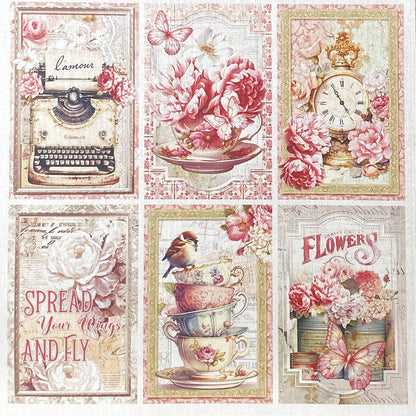 Moments intemporels Deluxe Papier Argent
 15x15 cm 5/Paquet