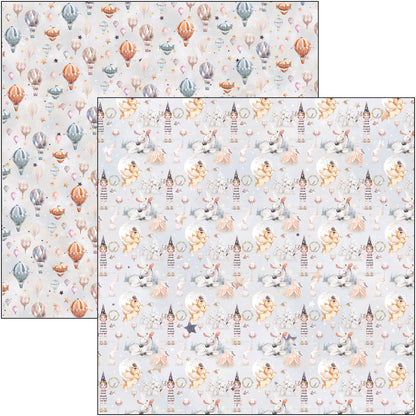 Bloc de papier Dreamland 8x8 12 feuilles/paquet