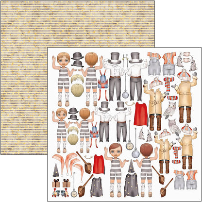 Bloc de papier Dreamland 8x8 12 feuilles/paquet
